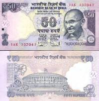 *50 Rupií India 2012-2017, P104 UNC - Kliknutím na obrázok zatvorte -